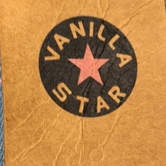 Y2K Vanilla Star Floral Embroidered Low Rise Jeans NWT Distressed Size 9 - Picture 5 of 7